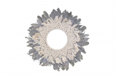 ��������� FEATHER FLOWER 45CM GRAY