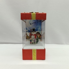 ���� �����������������(snowman) �����/�������/������� 14.5*14.5*28.5cm red