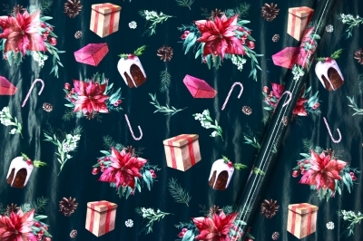 χαρτι περιτυλιγματος 51*47cm cupcake/δωρα pine green