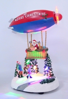 ��.��������� air balloon/����� merry christmas 19*13.5*26.3cm light/music usb