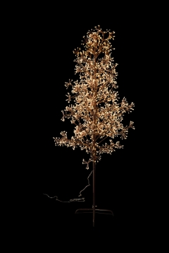microled tree 210cm 2400led brown/copper steady warm white ip44