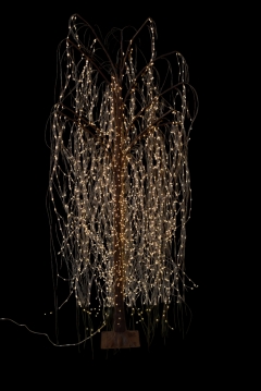 microled willow 180cm 1800led brown/copper 8 functions warm white ip44