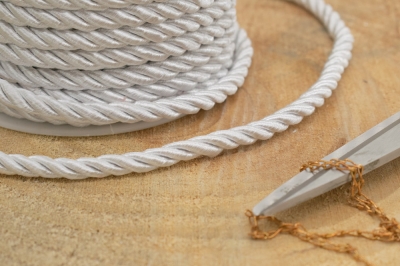 κορδονι τρικλωνο 5mm*20m λευκο