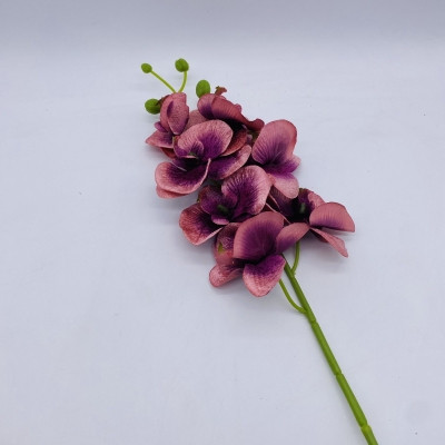 ΤΕΧΝΗΤΟ ΑΝΘΟΣ VELVET ORCHID H.73CM/D.9CM/7HEADS DUSTY PINK
