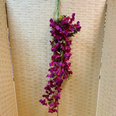 ΤΕΧΝΗΤΟ BUSH BOUGANVILLEA ΚΡΕΜΑΣΤΟ H.120CM/7STEMS FUSCHIA