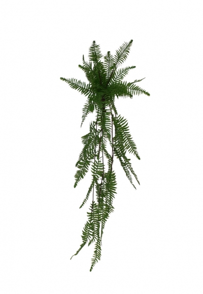 ΤΕΧΝΗΤΟ BUSH HANGING EMPEROR FERN 118CM DARK GREEN
