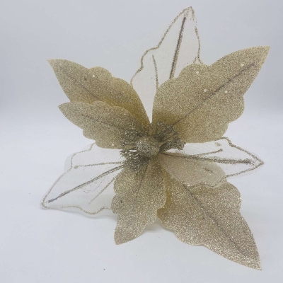 αλεξανδρινο transparent/glitter d.28cm champagne