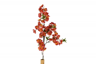 ΤΕΧΝΗΤΟ ΑΝΘΟΣ CHERRY BLOSSOM 70CM RED ROSE