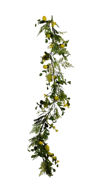 ΤΕΧΝΗΤΗ ΓΙΡΛΑΝΤΑ LEMON FRUIT 180CM GREEN/YELLOW