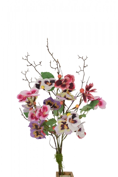 ΤΕΧΝΗΤΟ ΜΠΟΥΚΕΤΟ WATER PANSY 48CM PINK