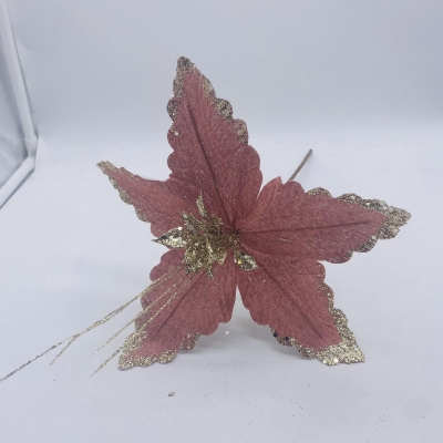 αλεξανδρινο glitter edge d.21cm dusty pink