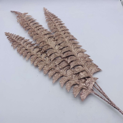 τεχνητο bush fern 85cm glitter bronze