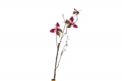 ΤΕΧΝΗΤΟ ΚΛΑΔΙ ΠΕΤΑΛΟΥΔΕΣ*3 85CM ROSE RED