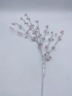������� ����� pink pearls 78cm silver