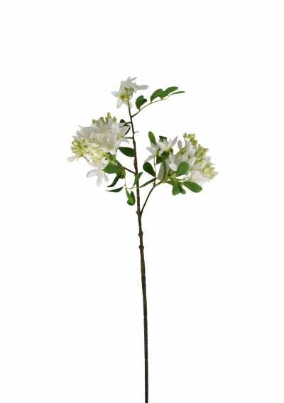 ΤΕΧΝΗΤΟ ΚΛΑΔΙ GERANIUM*3 65CM WHITE