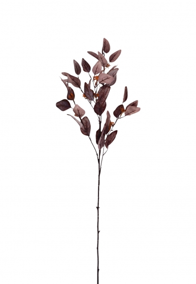 ΤΕΧΝΗΤΟ ΚΛΑΔΙ FRUITING EUCALYPTUS 78cm BORDEAUX