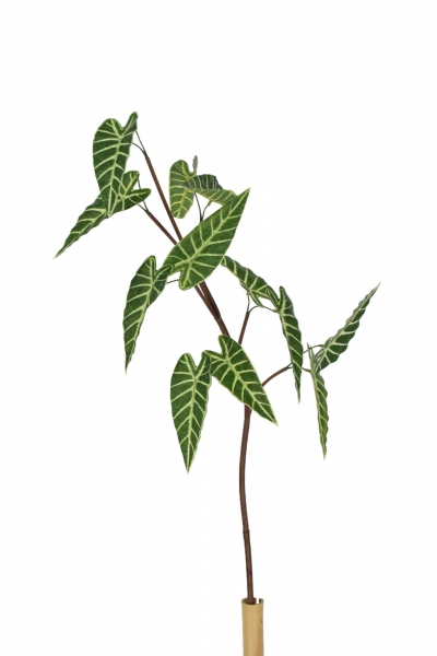 ΤΕΧΝΗΤΟ ΚΛΑΔΙ ALOCASIA MINI 88cm DARK GREEN