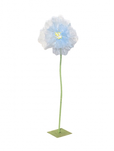GIANT GERBERA TULLE 50CM LIGHT BLUE