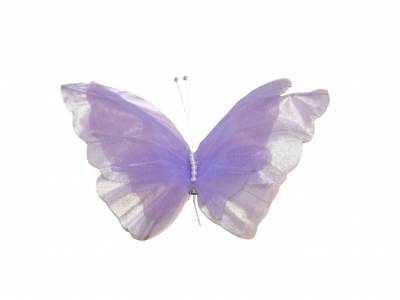GIANT PEARL BUTTERFLY 50CM LIGHT BLUE