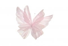 GIANT PEARL BUTTERFLY 50CM PINK