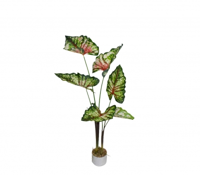 ΤΕΧΝΗΤΟ ΦΥΤΟ ΣΕ ΚΑΣΠΩ TARO 90CM  COLORFUL