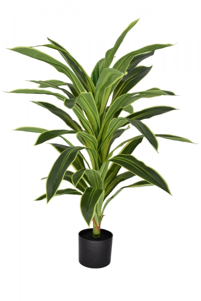 ΤΕΧΝΗΤΟ ΦΥΤΟ ΣΕ ΚΑΣΠΩ DRACENA YELLOW EDGE 100CM 36 ΦΥΛΛΑ GREEN