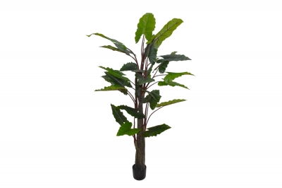 ΤΕΧΝΗΤΟ ΦΥΤΟ ΣΕ ΚΑΣΠΩ TURTLE BACK 190CM 26 ΦΥΛΛΑ GREEN