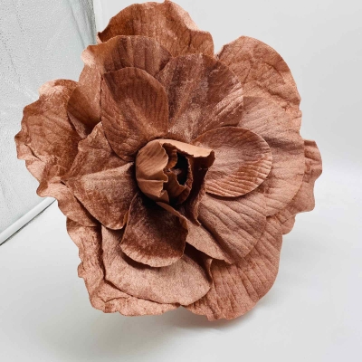 GIANT ROSE 38CM VELVET DUSTY PINK