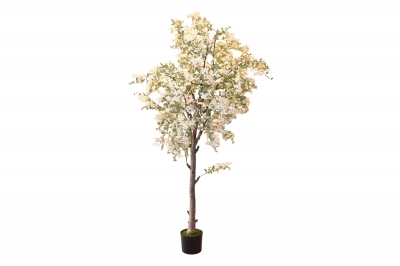 ΤΕΧΝΗΤΟ ΔΕΝΤΡΟ CHERRY BLOSSOM ΜΕ ΦΥΛΛΑΡΑΚΙΑ 210CM WHITE
