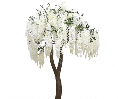 ΤΕΧΝΗΤΟ ΔΕΝΤΡΟ FIBER 300CM WISTERIA WHITE
