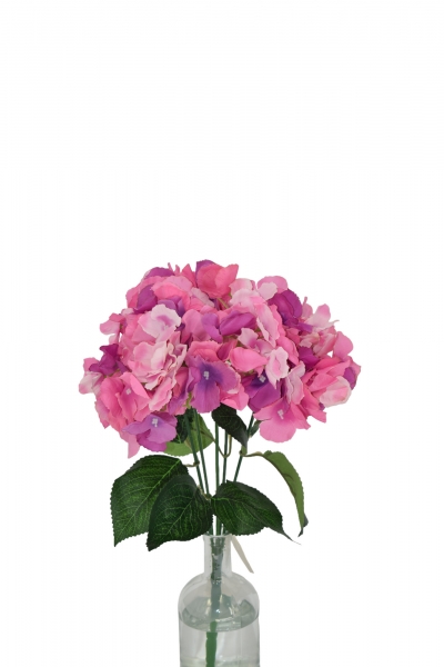 ΤΕΧΝΗΤΟ ΑΝΘΟΣ ΟΡΤΑΝΣΙΑ(5 HEADS) 50CM FUSCIA