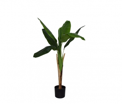 ΤΕΧΝΗΤΟ ΔΕΝΤΡΟ BANANA(1 ΚΟΡΜΟΣ)ΣΕ ΓΛΑΣΤΡΑ 120CM