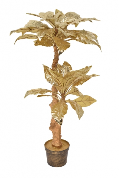 ΤΕΧΝΗΤΟ ΦΥΤΟ GOLDEN MANGO TREE ΣΕ ΓΛΑΣΤΡΑ 145CM