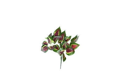 ΤΕΧΝΗΤΟ BUSH MINI 30CM ΠΡΑΣΙΝΟ/ΚΑΦΕ