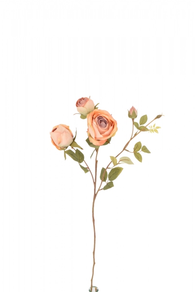 ΤΕΧΝΗΤΟ ΑΝΘΟΣ AUTUMN ROSEx4 HEADS 65CM COFFEE