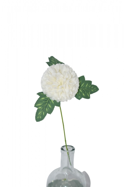 ΤΕΧΝΗΤΟ ΑΝΘΟΣ ΧΡΥΣΑΝΘΕΜΟ H.29CM, HEAD:7CM WHITE