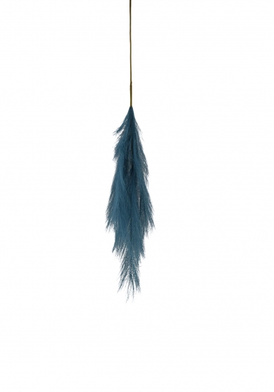 ΤΕΧΝΗΤΟ PAMPAS ΥΦΑΣΜΑΤΙΝΟ 80CM EMERALD BLUE