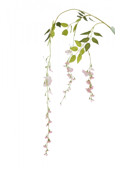 ΠΑΚΕΤΟ S/12 ΤΕΧΝΗΤΟ ΑΝΘΟΣ WISTERIA ΚΡΕΜΑΣΤΗ PINK 110CM(120 ΜΠΟΥΜΠΟΥΚΙΑ)