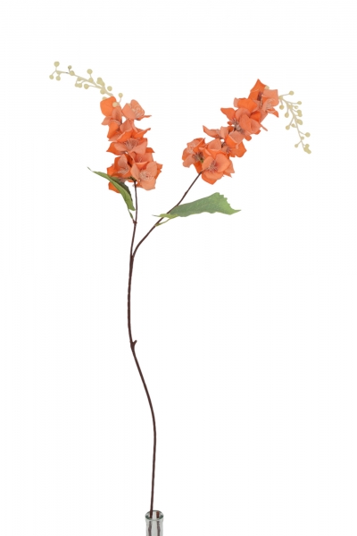 ΤΕΧΝΗΤΟ ΑΝΘΟΣ peacock 85cm ORANGE