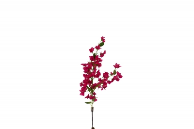 ΤΕΧΝΗΤΟ ΚΛΑΔΙ BOUNGAVILLEA(96 ΜΠΟΥΜΠΟΥΚΙΑ) 118CM/8 ΠΡΑΣΙΝΑ ΦΥΛΛΑ FUSCHIA