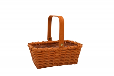 ΚΑΛΑΘΑΚΙ ΜΕ ΧΕΡΟΥΛΙ RATTAN/ΞΥΛΟ 22.5X16.5X9/  21.5CM
