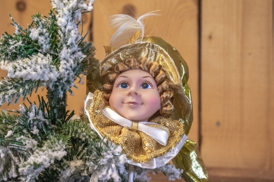 ξωτικο σε stick 60cm κοριτσι χρυσο