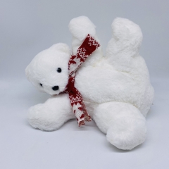 polar baby bear 27*20*21cm red/white