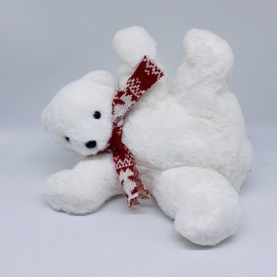 polar baby bear 27*20*21cm red/white