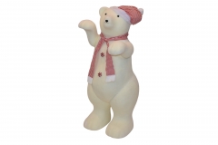 candy bear 118cm �� ������/������ red/white