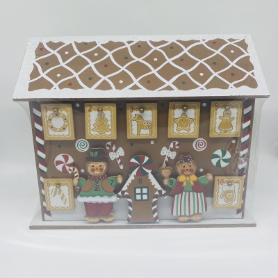advent calendar σπιτακι/μπισκοτουλης 32.5*17*27cm