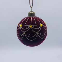 ����� ������� golden pattern 8cm velvet purple