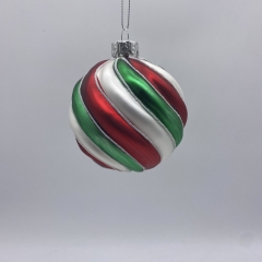 ����� ������� 3 swirls 8cm red/green/white