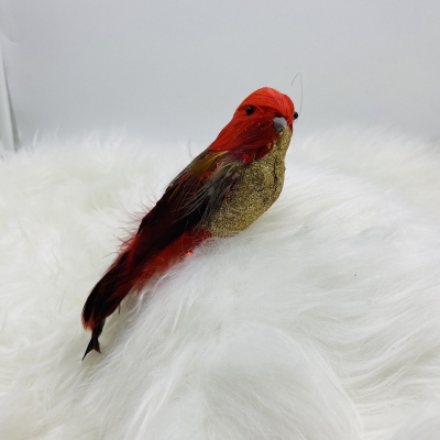 χρ.πουλακι long tail 20cm natural/red