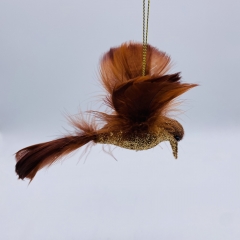 ��.������� humming bird glitter 10*14cm maroon
